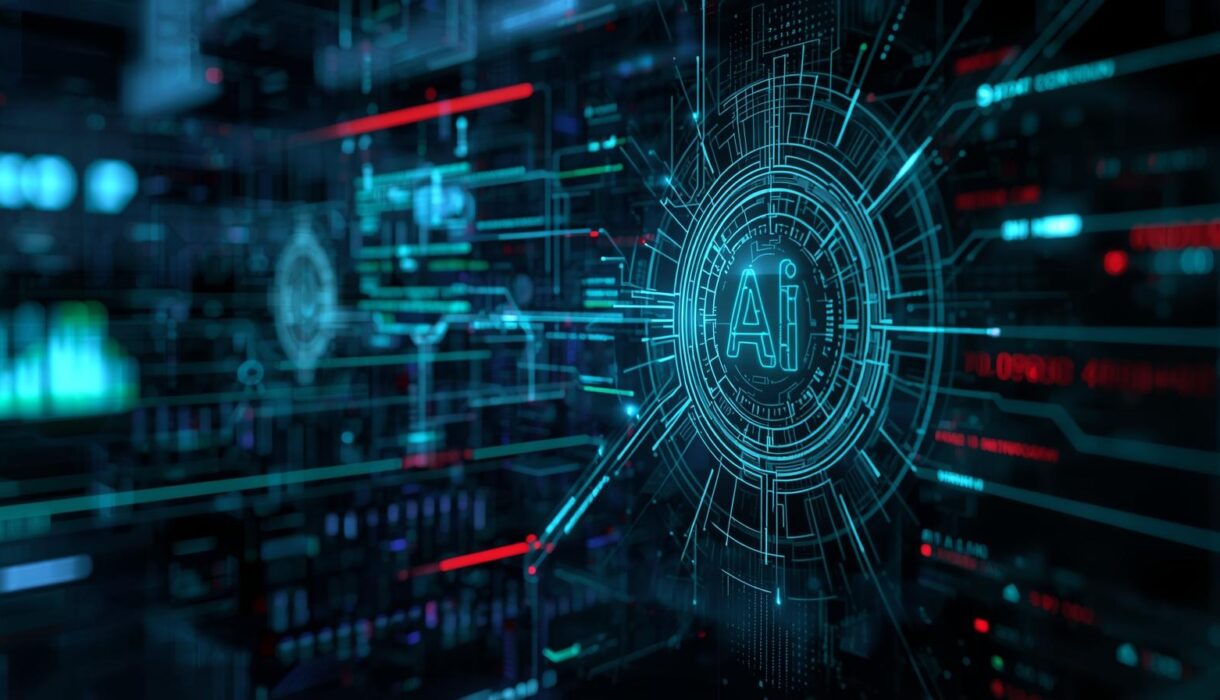 crea una imagen realista relacionado con detecciÓn de amenazas con ia